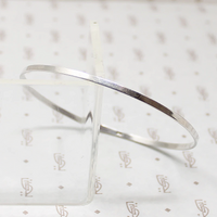 Slim Sterling Silver Bangle Bracelet