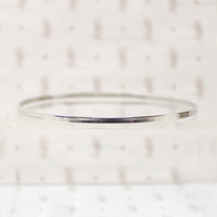 Slim Sterling Silver Bangle Bracelet