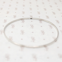 Slim Sterling Silver Bangle Bracelet
