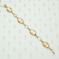 Hand Carved Cameo Victorian Revival Bracelet 