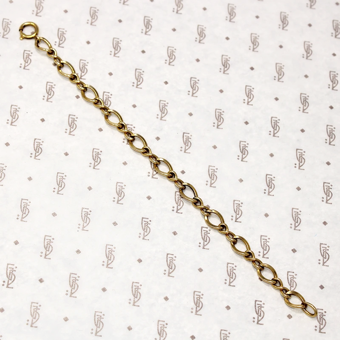Classic Vintage Figaro Chain Bracelet