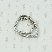 Exquisite Filigree Diamond & Sapphire Line Bracelet