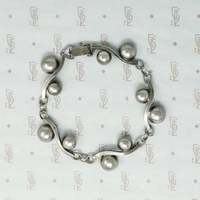 Japanese Modernist Silver Bracelet