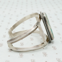 Edgy Vintage Turquoise Cuff Bracelet