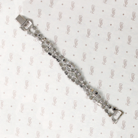 Glittering Mid Century Glamour Rhinestone Bracelet
