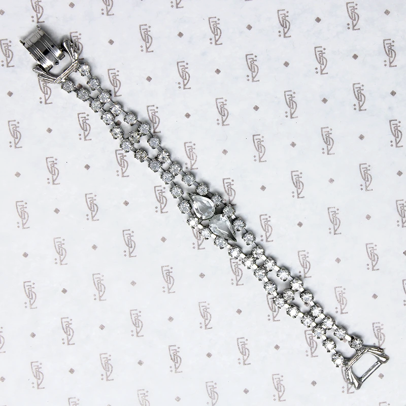 Sparkling Vintage Rhinestone Bracelet