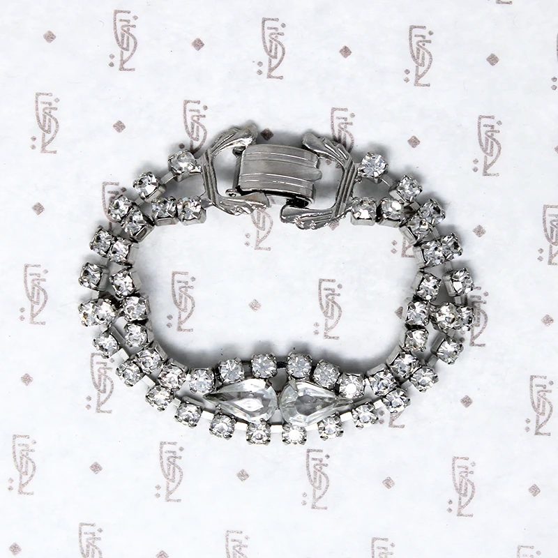 Sparkling Vintage Rhinestone Bracelet