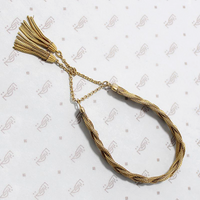 Brilliant Foxtail Mesh Braid & Tassel Bracelet 