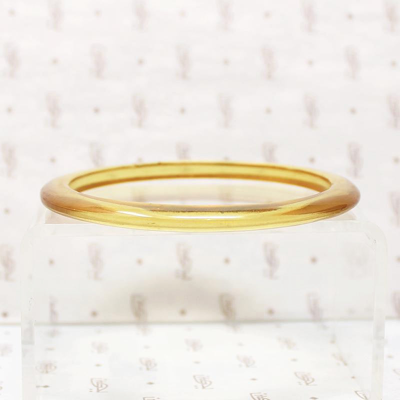 Glossy Apple Juice Bakelite Bangle Bracelet