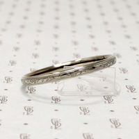 Child's Engraved Sterling Silver Bangle 