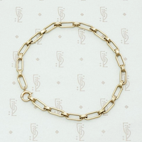 Vintage Paperclip Chain Bracelet
