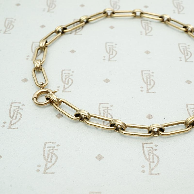 Vintage Paperclip Chain Bracelet