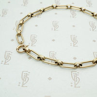 Vintage Paperclip Chain Bracelet