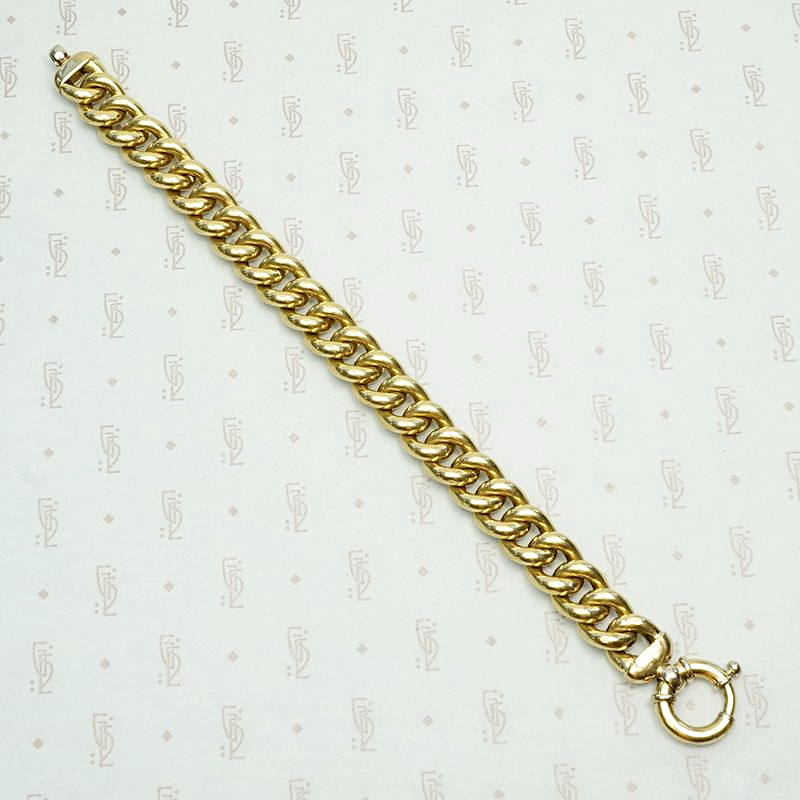Sumptuous Beauty 18k Gold Italian Bracelet