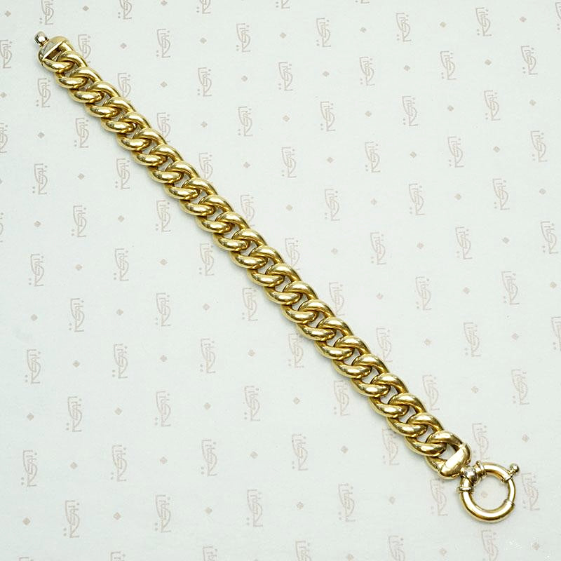 Sumptuous Beauty 18k Gold Italian Bracelet