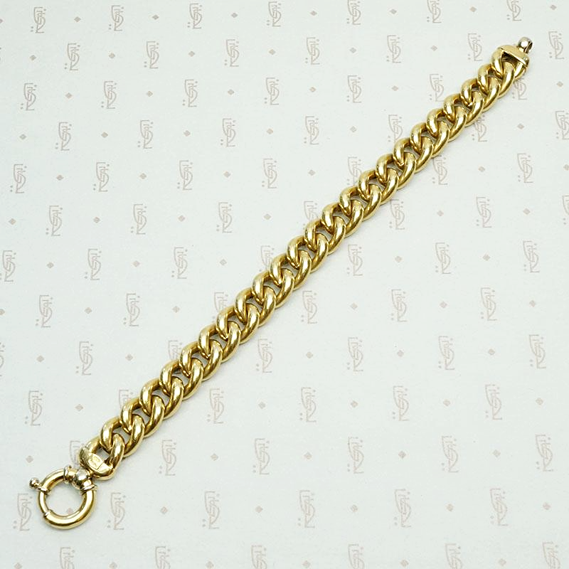 Sumptuous Beauty 18k Gold Italian Bracelet