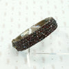 Mouthwatering Wide Bohemian Garnet Bangle