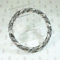 Victorian Repoussé Bracelet with Personal Inscription 