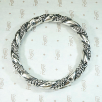 Victorian Repoussé Bracelet with Personal Inscription 
