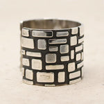 Goddess Sterling Silver Overlay Cuff by JAE
