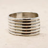 Early Handmade Mantilla Sterling Silver Cuff
