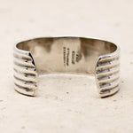 Early Handmade Mantilla Sterling Silver Cuff