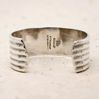 Early Handmade Mantilla Sterling Silver Cuff