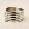 Early Handmade Mantilla Sterling Silver Cuff