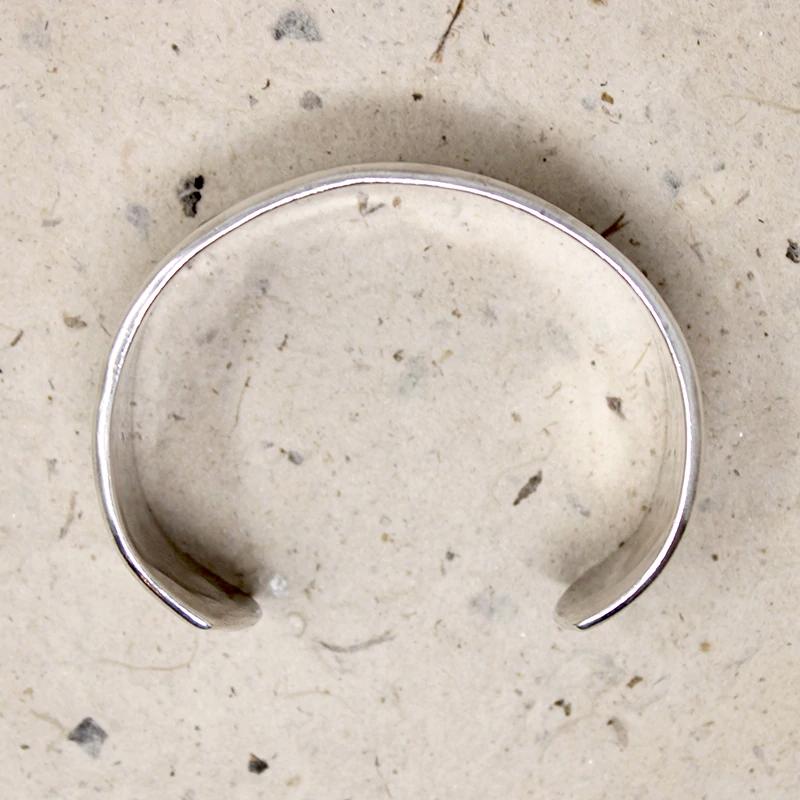 Early Handmade Mantilla Sterling Silver Cuff