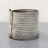 Edwardian Wide & Flexible Silver Plate Bracelet