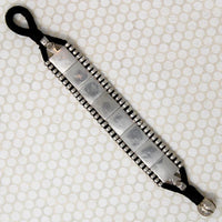 Dramatic Heavy Silver Panel Bracelet