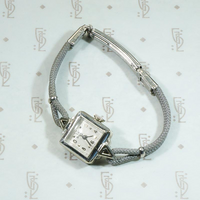 Tasteful Mid Century Ladies' Bulova in 18k White Gold