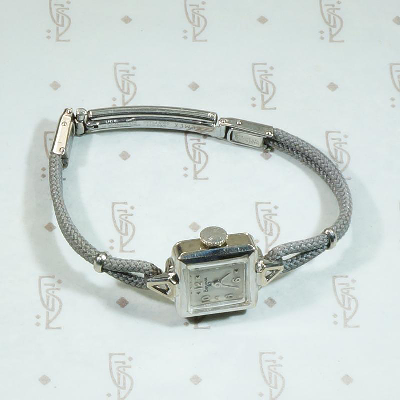 Tasteful Mid Century Ladies' Bulova in 18k White Gold