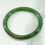 Stunning Deep Green Jade Bangle c. 1920