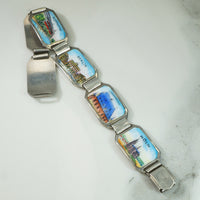 Enameled 1920's German Souvenir Bracelet