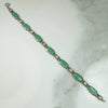 Guilloché Enamel Sterling Silver Bracelet