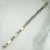 Guilloché Enamel Sterling Silver Bracelet