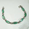Guilloché Enamel Sterling Silver Bracelet