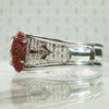 Art Glass and Enamel Filigree Bangle c1920