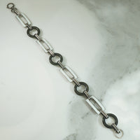 Enamel and Celluloid Art Deco Bracelet