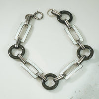 Enamel and Celluloid Art Deco Bracelet