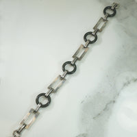 Enamel and Celluloid Art Deco Bracelet