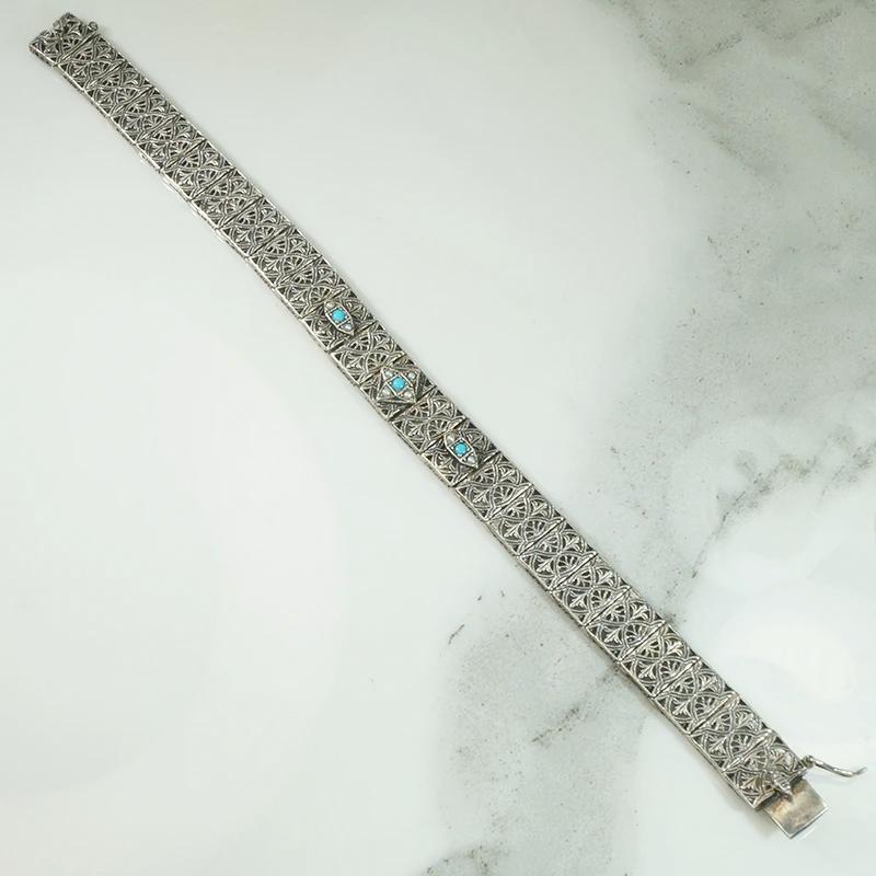 Sterling Filigree Bracelet
