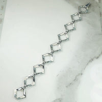 Art Deco Chrome Bracelet