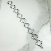 Art Deco Chrome Bracelet