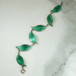 David Andersen Green Leaf Bracelet