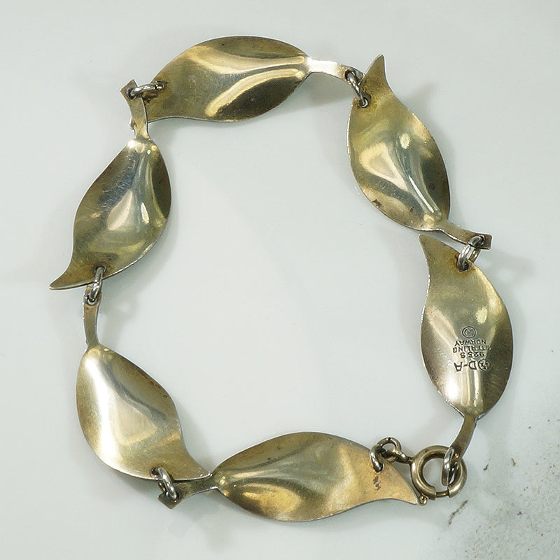 David Andersen Green Leaf Bracelet