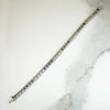 Refined Diamond & Sapphire Art Deco Line Bracelet
