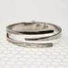 Edgy Sterling Hinged Bracelet Signed Los Ballestros