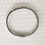 Edgy Sterling Hinged Bracelet Signed Los Ballestros